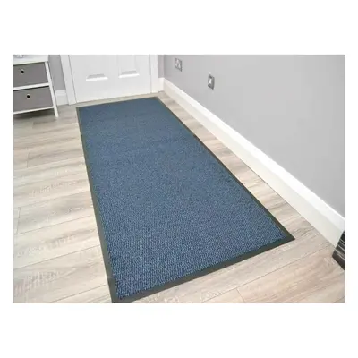 (Blue, 120cm x 180cm ) Heavy Duty Barrier Mats Extra Large Small Hall Entrance Rugs