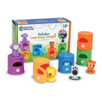 Peekaboo Learning Jungle Toddler, Pieces, Ages Months+, Learning Toys, Baby Toys, Educational To