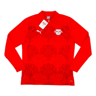 (L) Red Bull Leipzig Prematch 1/4 Zip Top (Red)