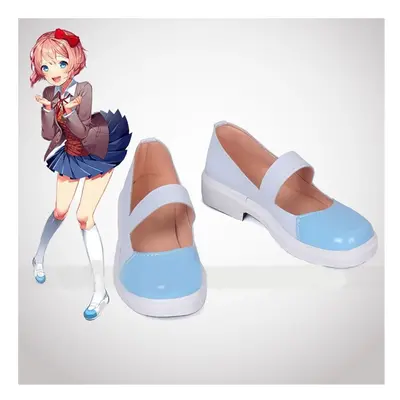 (EU38=Foot Length24cm) Club Doki Literature Doki Monika Cosplay Shoes Sayori Yuri Natsuki Women 