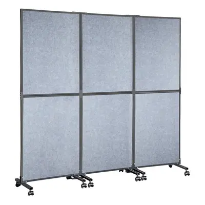 Vevor LDSGYPF7266SPDHS1V0 x in. Wall Office Divider, Light Gray - Pack of