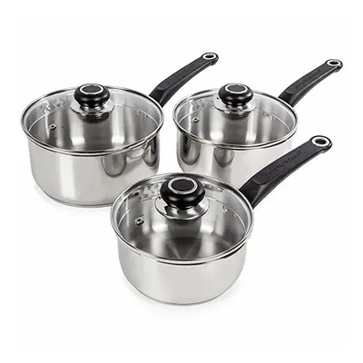 Morphy Richards Equip Piece Pan Set - Stainless Steel