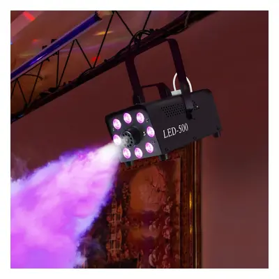 HOMCOM Halloween Fog Machine with LED Colours and Effects, 450W 2000CFM