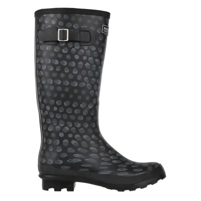 (7 UK, Black Print) Regatta Womens/Ladies Ly Fairweather II Tall Durable Wellington Boots