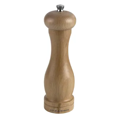 Cole & Mason Precision Grind Capstan Pepper Mill, Beech Wood, Beech, cm