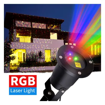 Outdoor Christmas Moving RGB Lights Laser Projector Landscape Stage Lamp Party