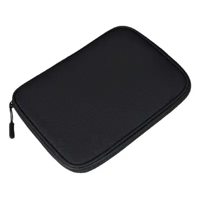 (Black) Digital Storage Bag Electronics Accessory Bag Case Waterproof Cable Organizer Bag for Ta