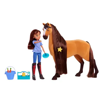 DreamWorks Spirit Riding Free Deluxe Inch Spirit Horse and 11.5 Inc