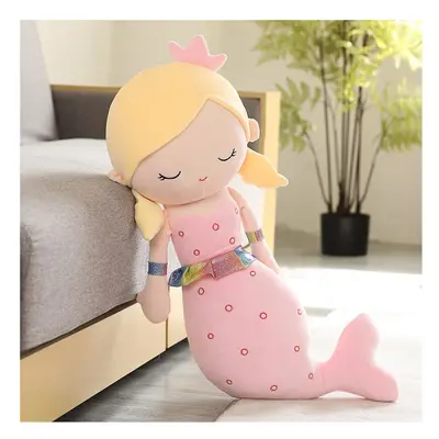 (Pink, 115cm) Large Mermaid High Quality Filled Cotton Stuffed Plush Toy for Girls Princess