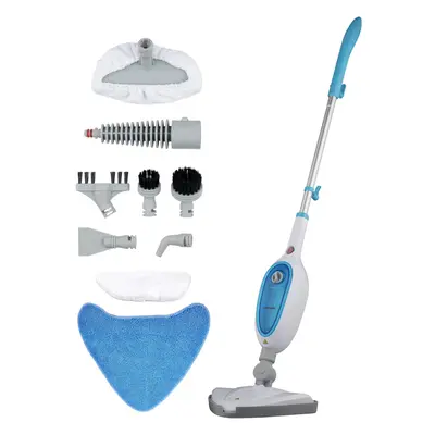 (1300W) 10-in-1 Multi-purpose Upright Steam Cleaning Mop | Steamer for cleaning hard floors, car