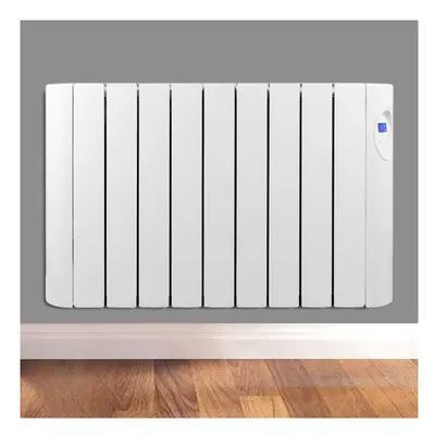 Futura Oil Filled Radiator Wall Mounted Electric Heater 1800W Timer