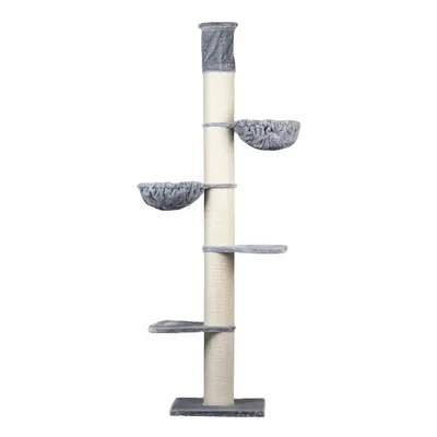 RHRQuality Cat Tree Maine Coon Tower Light Grey