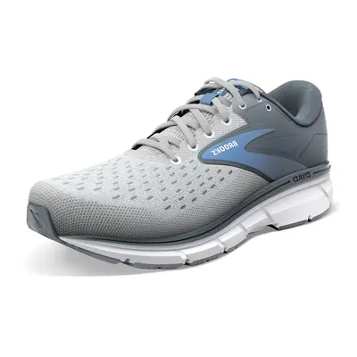 Brooks Women's Dyad Running Shoe - Grey/White/Blue - Wide