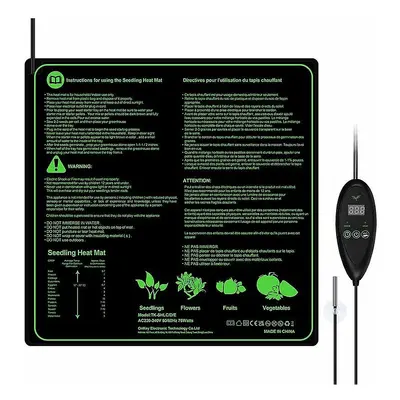 Plant Heat Mat With Thermostat Controller Waterproof Adjustable Greenhouse Heaters Compatible 50