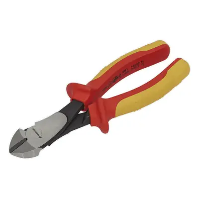 180mm Heavy Duty Side Cutters - Hardened Cutting Edges - Soft Grip VDE Approved