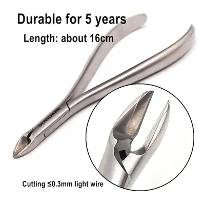 (1 pc long light cutter) Dental Orthodontic Wire Cutte Plier Ligature Wire Cutter Plier Long Han