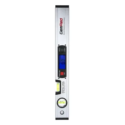 (silver) Gemred Digital Level Spirit Level Angle Finder With Magnetic 16" Long Leveling Instrume