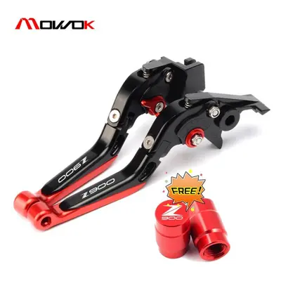 (black red) Colors Motorcycle Brake Clutch Levers For Kawasaki Z900 2021 2019 Z Adjustable Foldi