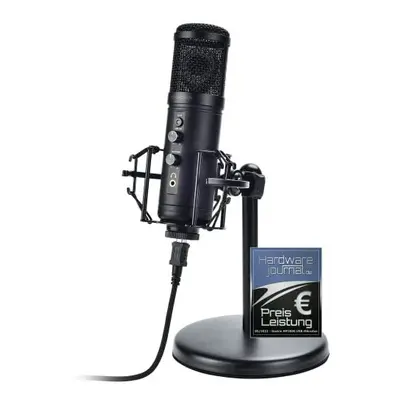 DOCKIN MP2000 Studio USB Microphone - Podcast Microphone Set for PC & Mac with 3m Cable, Stand, 