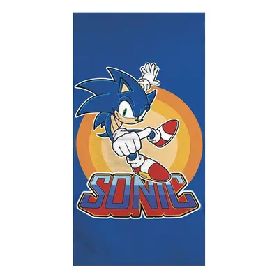 Sonic the Hedgehog Bath Beach Towel x cm Fast Dry. Thumbs up