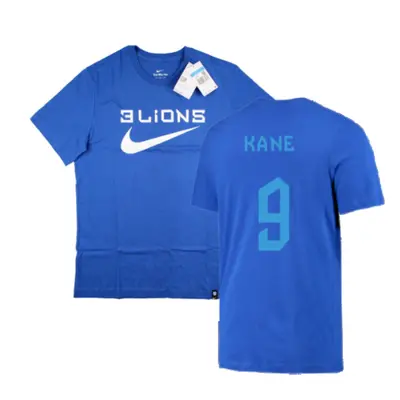 (S) England Three Lions Tee (Blue) (Kane 9)