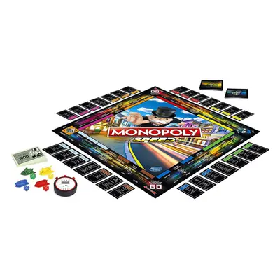 Monopoly Speed Board Game, Play Monopoly in Under Minutes, Fast-Playing Monopoly Board Game for 