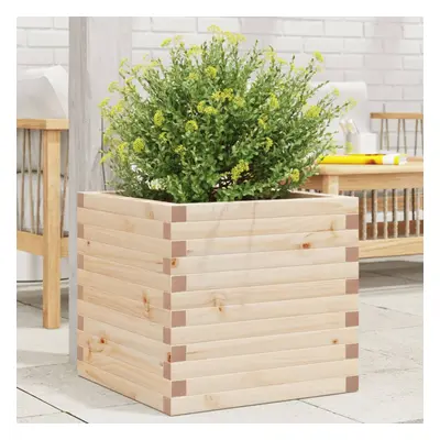 vidaXL Garden Planter 50x50x46 cm Solid Wood Pine