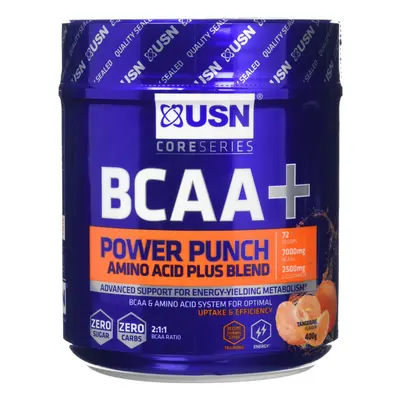 USN BCAA Power Punch Amino Acid Plus Blend, Tangerine, g