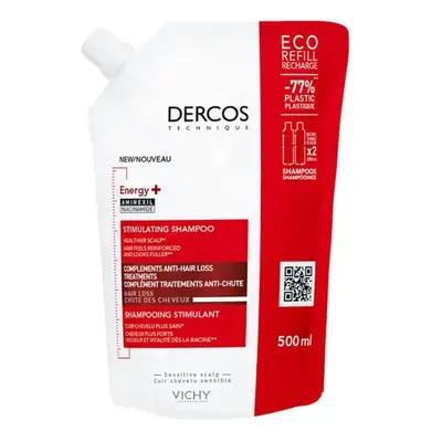 Dercos Energy+ Stimulating Shampoo Refill 500ml