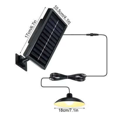 (Single Head) Solar Pendant Light with Remote Control IP65 Waterproof Three Brightness Super Bri