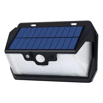 Solar Remote Control Sensor Light Courtyard Wall Light,800LM/53LED