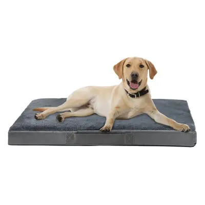 (XL - 105Ã70cm, Dark Grey) Extra Large Dog Bed - Waterproof Orthopedic Dog Bed with Memory Foam