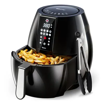 Air Fryer 1500W 6L with LCD Touch Digital Display Timer for Low Fat