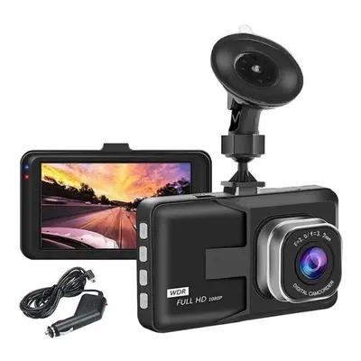 Dashcam Full HD 1080P Video Recorder Driving For Front And Rear Car Recording Night Wide Angle D