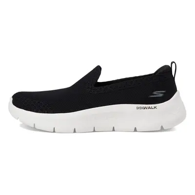 Skechers Women's GO Walk Flex-Bright Summer Sneaker Black/White 6.5