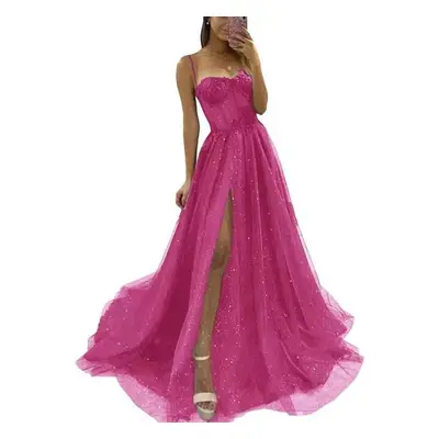 (rose, 2XL) New Arrival Prom Party Dresses Vestido De Festa Blue Neck Dress Elegant Style Lace E