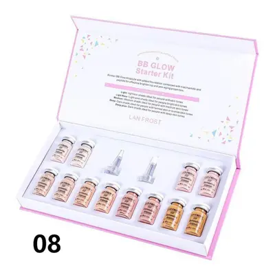 (as the picture, 08) 12pcs/box Bb Glow Long-lasting Liquid Foundation Essence Korean Semi-perman