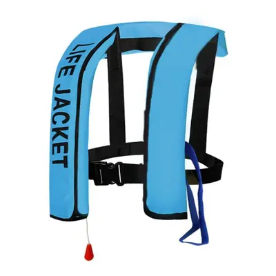 (blue) Professional Automatic Inflatable Life Jacket Adult Swiming Fishing Life Vest Water Sport