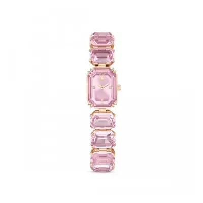 Swarovski Octagon Cut Pink Rose Gold-Tone Finish