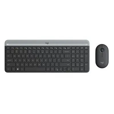 Logitech Slim Mk470 Keyboard & Mouse Usb Wireless Rf English Usb Wireles