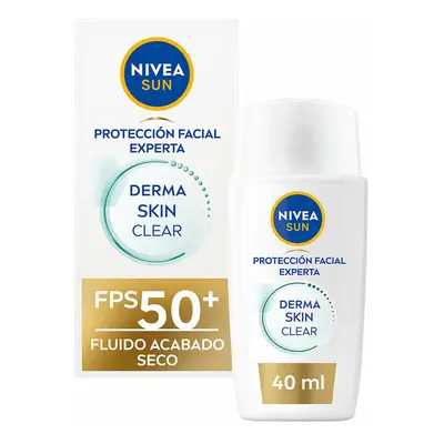 Facial Sun Cream Nivea Sun SPF 50+ ml Anti-imperfections Fair skin