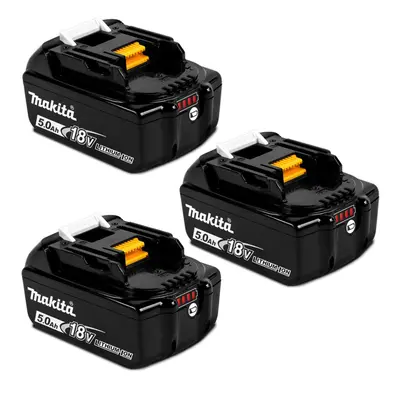 3 X Genuine Makita BL1850 18V 5.0Ah Li-Ion LXT Battery 5AH Star Battery BL1850B