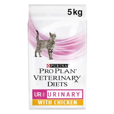 PRO PLAN VETERINARY DIETS UR Urinary Dry Cat Food Chicken 5kg, Packaging May Vary