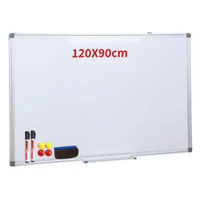 (120 x cm) Whiteboard Magnetic Wall Mounted Aluminium Board Dry Erase Office Home School