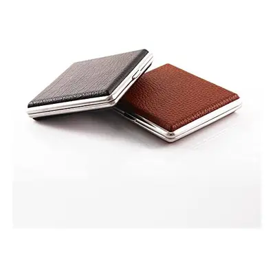 Cigarette Case Cigarette Tin for Roll Ups Pcs Leather Cigarettes Holder for Men,Women Slim Rolli