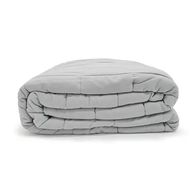 (150 x cm) Weighted Blanket Sleep Disorder Anxiety Throw Silver/Grey