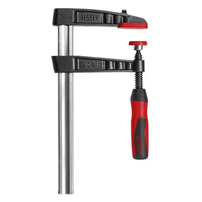 Bessey TG25-2K Screw clamp TG-2K 9.84in/4.72in of cast-Iron, Black/Red/Silver, 250mm