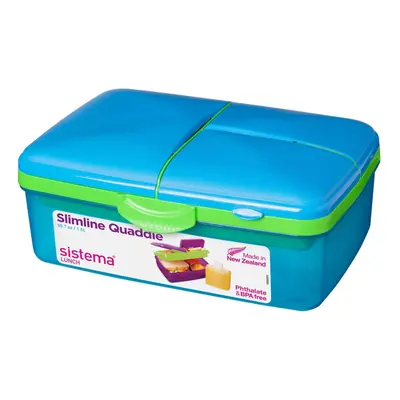 Sistema Lunch Slimline Quaddie, 1.5 - Blue/Green