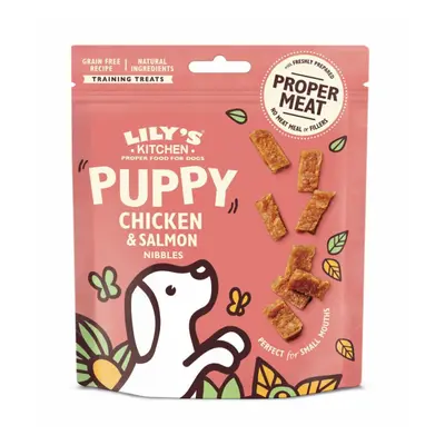 Lily's Kitchen Chicken & Salmon Puppy Nibbles 70g (Pack of 8)