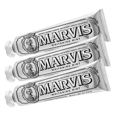 Marvis Toothpaste Whitening Mint 85ml, - Pack (3 x 85ml)